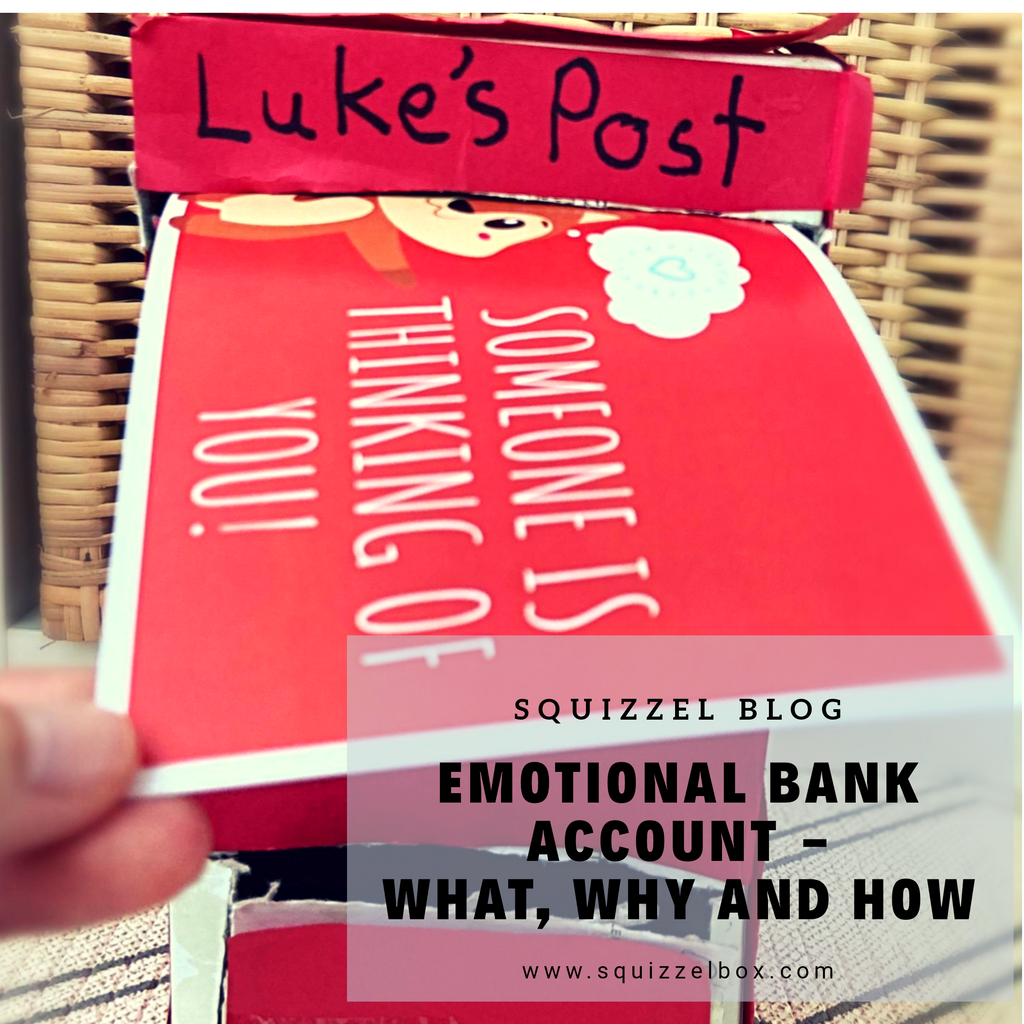 Filling up your child's Emotional Bank Account
