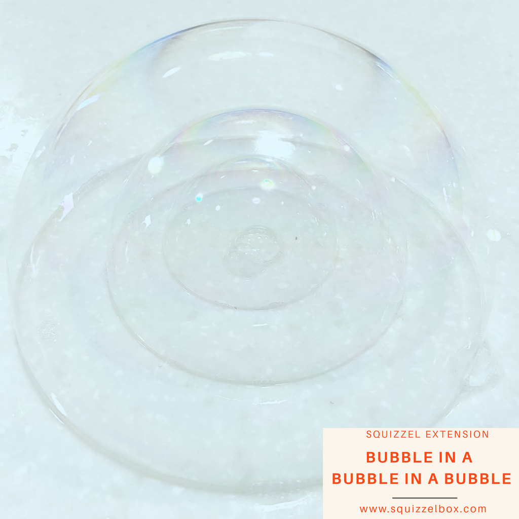 Bubble in a bubble in a bubble